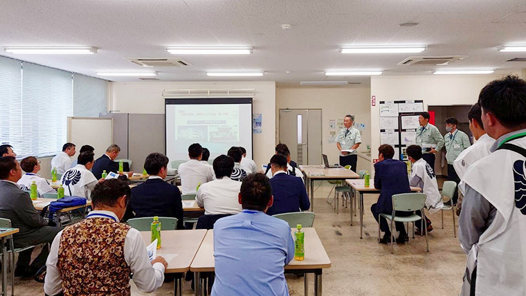 日本工塗連全国ジュニア大会in九州の視察受け入れをいたしました